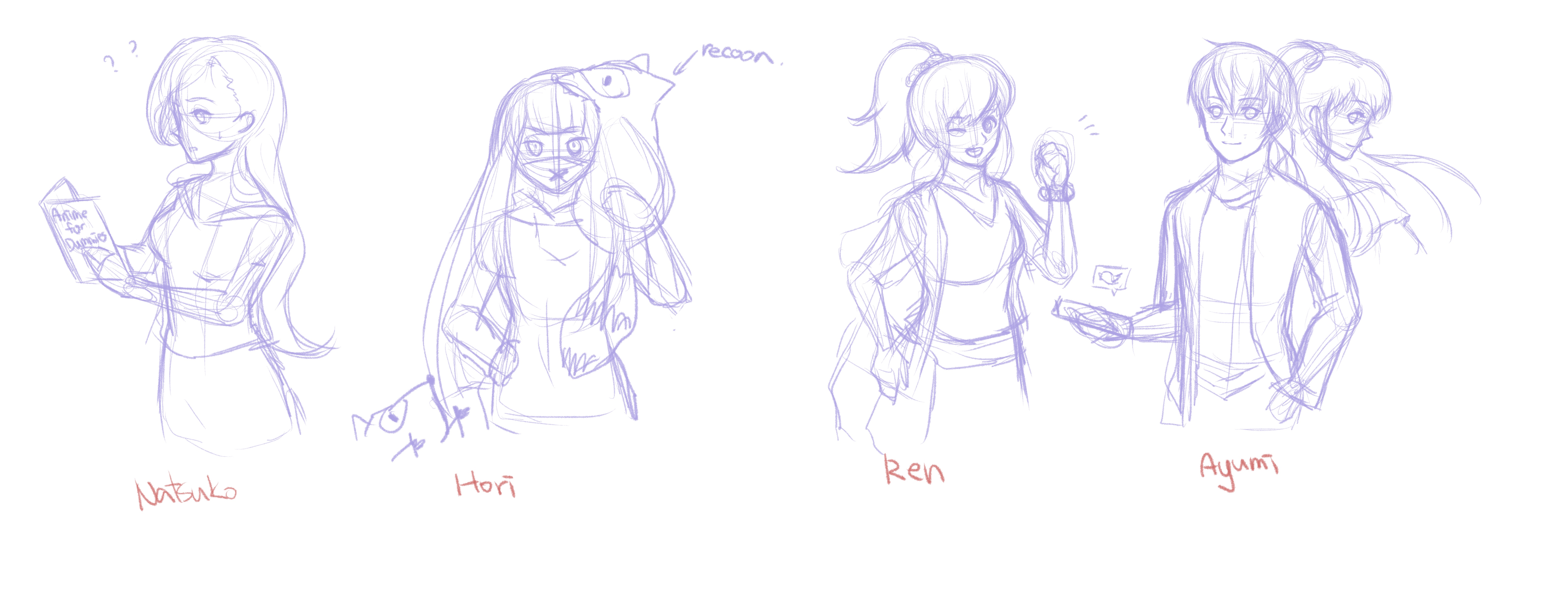 Frist draft of character design