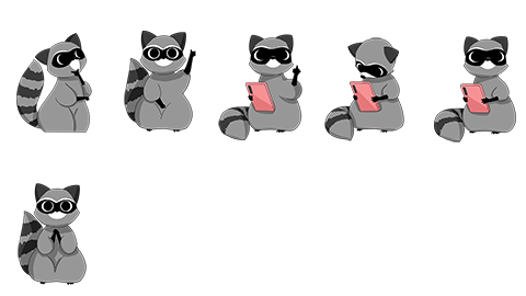 Raccoon sprites