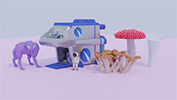 rendered image of all models