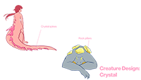 Creature variation: crystal