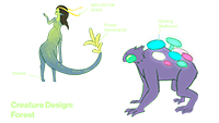 Creature variation: forest